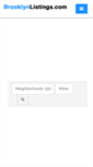 Mobile Screenshot of brooklynlistings.com